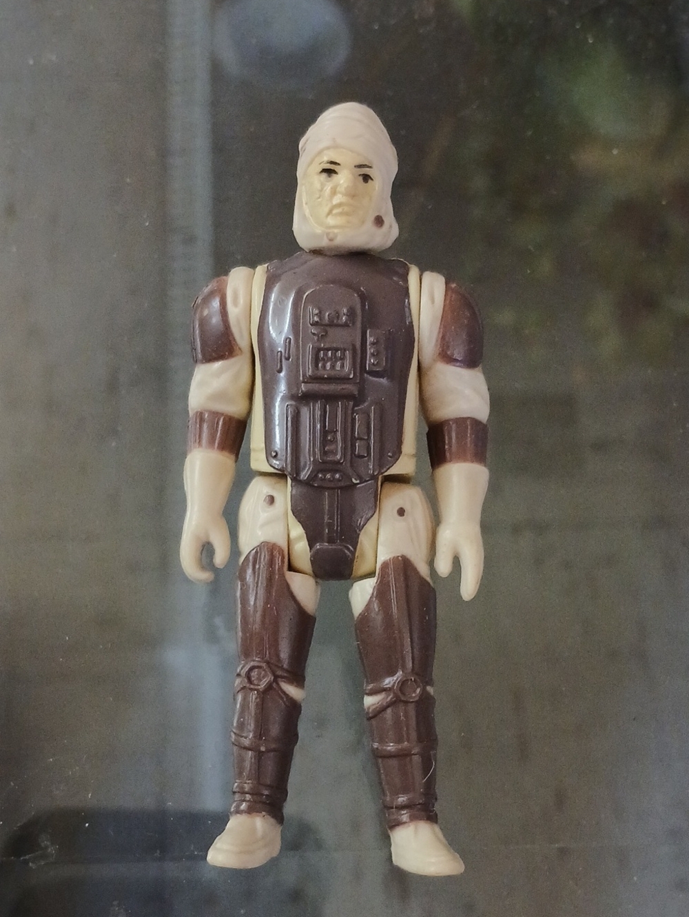 Vintage Beige and Brown Action Figure Kids Toy